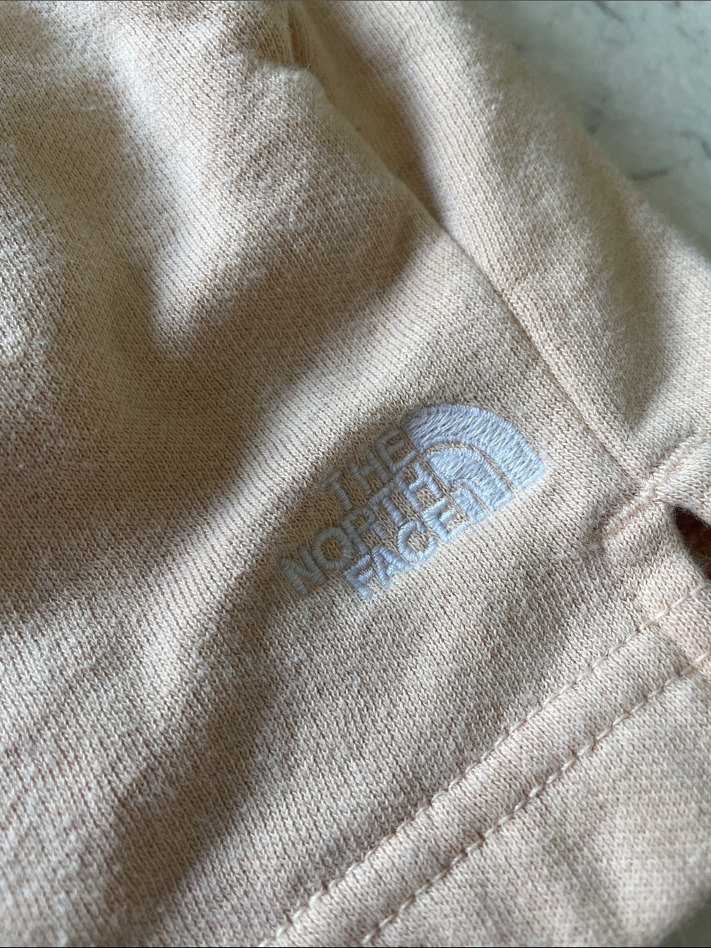 The North Face Half Dome Women's Peach Elastic-Waist Pull-On Shorts size L - Picture 2 of 5